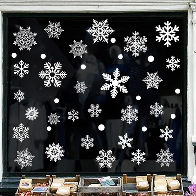 Door shop window sticker