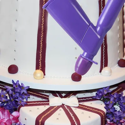 Baking Inlaid Flower Pearl Applicator Cake Decoration