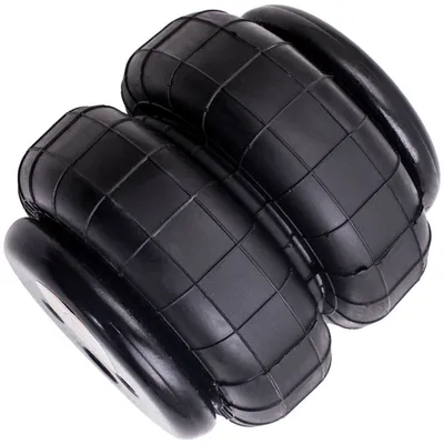 4 Pieces Heavy Duty 2500lb NPT Double Bellow Air Suspension Bag Air Spring Bags