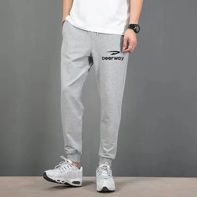 Closing loose leg pants men sweatpants