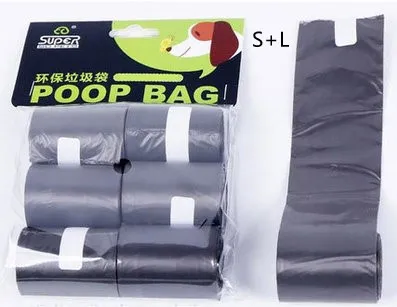 Dog Pet Travel Foldable Pooper Scooper With 1 Roll Decomposable bags Poop Scoop