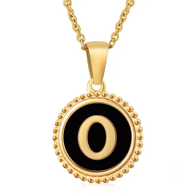 Fashion Stainless Steel Letter Necklace Female