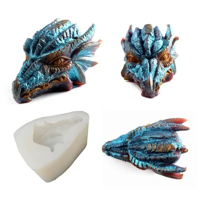 Dragon Shape Candle Silicone Mold Sugar Craft Cake Decorating Tools