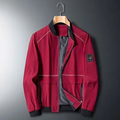 Plus Size Jacket Men's Spring And Autumn Baseball Uniform