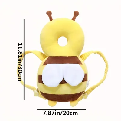 Head Back Protector Baby Protect Pillow Learn Walk Pad Prevention Fall Cartoon Bee Kids Pillows