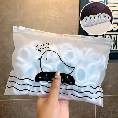 High elasticity simple hair ring
