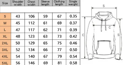 Print Trend Loose Pullover Hoodie Sweatshirt