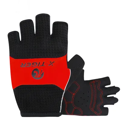 X TIGER Cross Border Cycling Gloves Half Finger Summer Men's And Women's Short Finger Cycling Gloves Thin Shock Absorbing Equipment