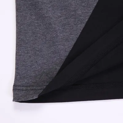 Men's combed cotton long sleeve T-shirt