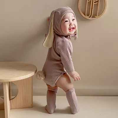 رومبير أطفال بأذني أرنب كرتونيتين