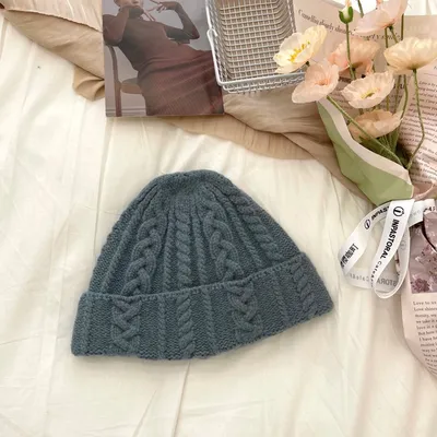 Japanese Twist Thick Wool Hat Women