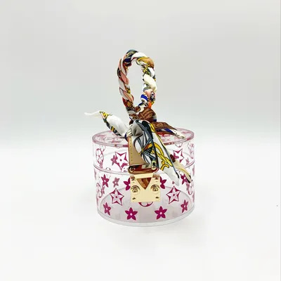 New summer round box transparent bag