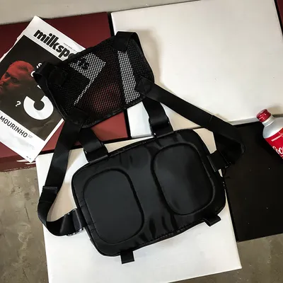 Men's street fashion brand tactical chest bag