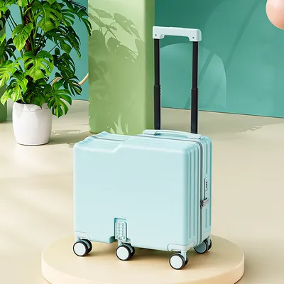 New Children's Boarding Luggage, Suitable For Sitting And Riding, Small Bicycle Suitcases For Boys And Girls, As Well As Walking Children's Luggage With Travel Codes