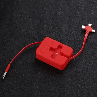 GN Macaron Telescopic Bracket Three-In-One Charging Cable