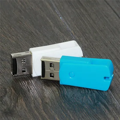 Rotating USB2.0 TF Card Reader 2-in-1 Micro Usb Android Phone OTG Card Reader