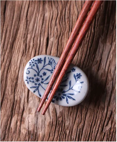 Crescent Ceramic  Pillow Spoon Fork Stand Dining Table Accessories Supplies