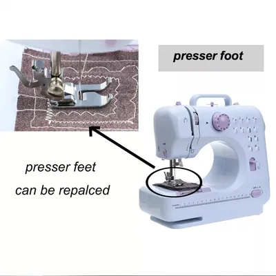Portable Sewing Machine With 12 Stitches  Multifunctional For Beginners, Children, And Families