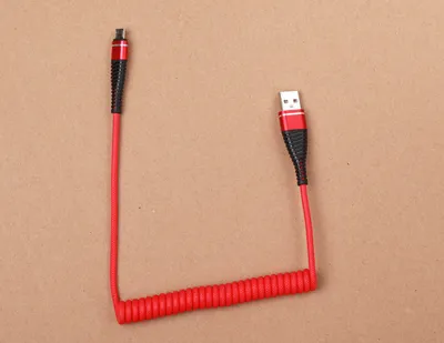 Mobile Phone Charging Spring Wire For Apple Android TYPE-C