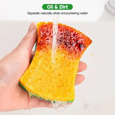 12 Pack Zero Scratch Scrub Sponges, 4 Pack, Non-Scratch Kitchen Sponges For Dishes And Cleaning
