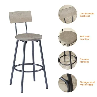 Long Bar Counter Table Set