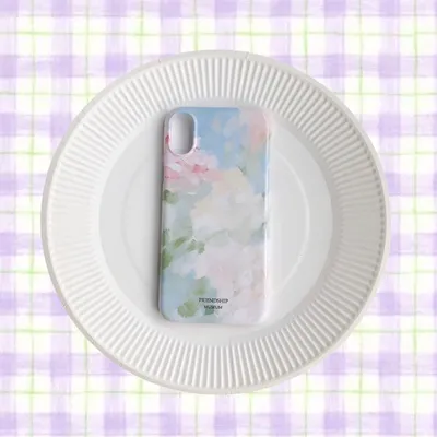 Garden Phone Case In Oil Painting