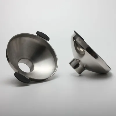 Stainless Steel Wide-mouth Funnel, Small Drain, Filter Hopper