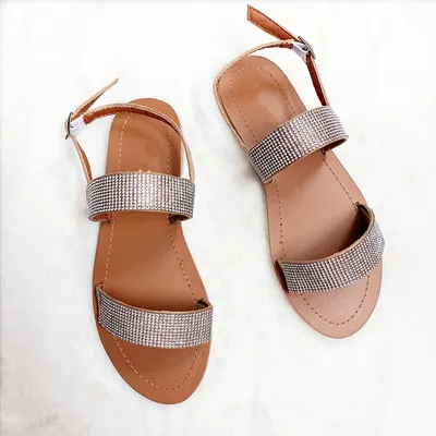 Diamond back bag slippers fashion sandals