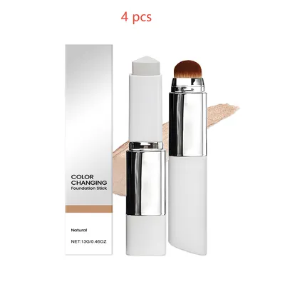 2-in-1 Color-Changing Foundation Stick Clear And Non-stuck Powder Daily External Foundation
