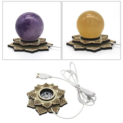 Creative Lotus Base LED Lighting Craft Ornament