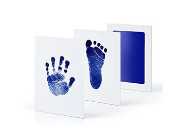 Anti - virus infective baby hand - foot - hand - hand - hand - hand - foot - hand printing table baby footprint - free washing printing oil