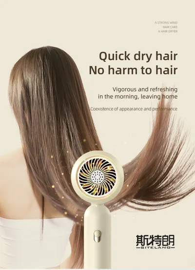 F41 Hair Dryer 1900W High-Speed Electric Turbine Airflow Low Noise Constant Temperature And Quick