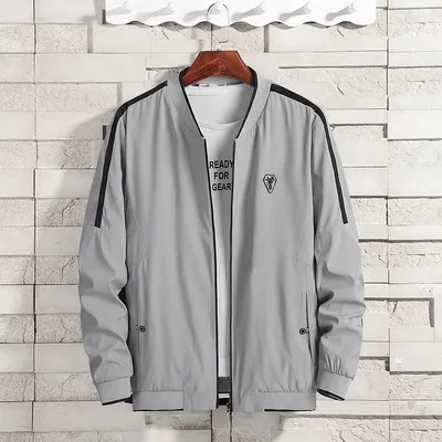 Plus Size Jacket Men's Spring And Autumn Baseball Uniform