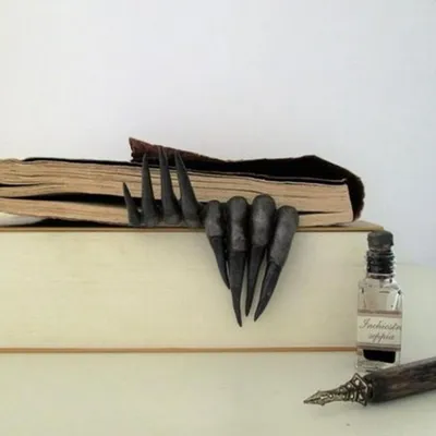 علامة يدوية للعبة رعب شيطان الهالوين، حرف الراتنج ديفل بو، زينة سطح المكتب