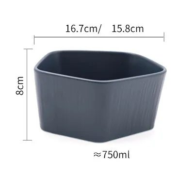 Nordic Creative Ceramic Western Food Plate With Wooden Handle