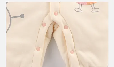 Baby plus cotton warm romper jumpsuit