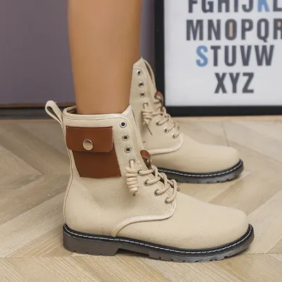 Autumn And Winter New Short Tube British Style Martin Boots