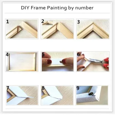 طقم الحرف يدويا من Paint By Numbers لتصميم كلب السباحة على القماش على الجدران