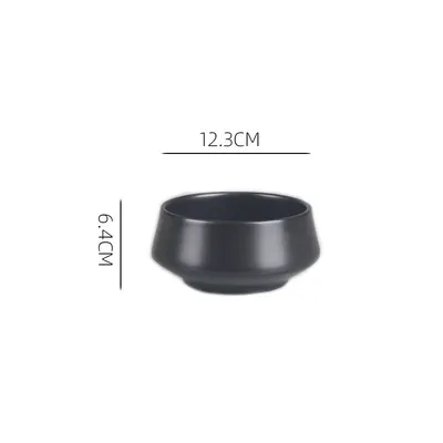 Japanese Special Ceramic  Black Single Bowl