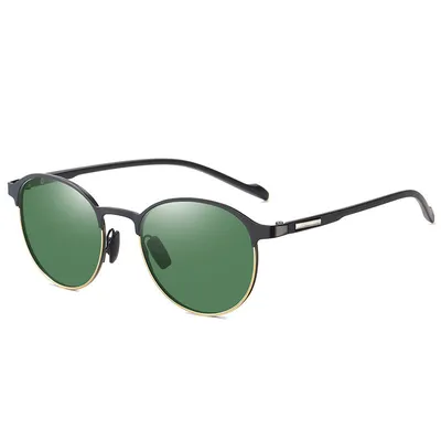 Polarized Metal Sunglasses Glasses Fashion Colorful Half Frame