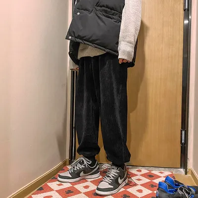 Japanese Student Couple Casual Pants