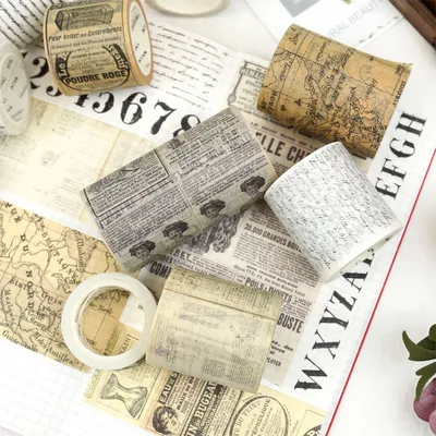 Handbook supplies stickers and paper tape