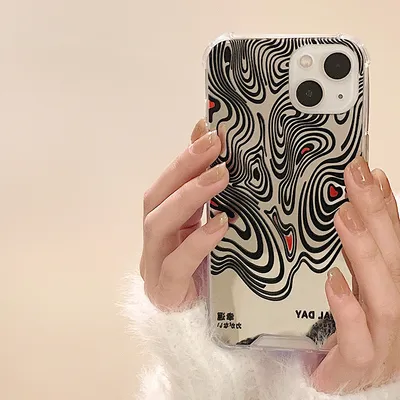 Abstract Lines Mirror Phone Case Cover