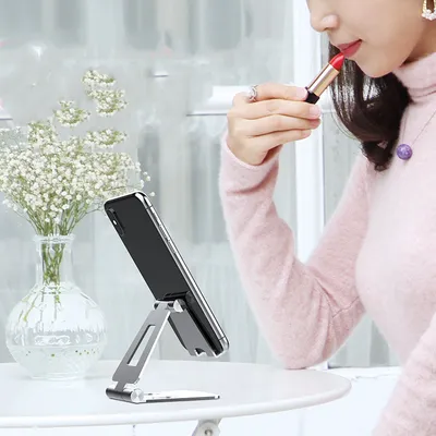 Mobile phone  lazy alloy folding bracket
