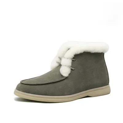 Plus Size Warm And Velvet Snow Boots Ankle Boots