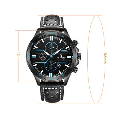 Multifunctional sports quartz men's watch