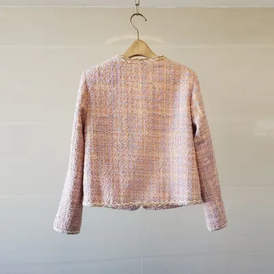 Short Tweed French Style Stylish Little Fragrance Jacket