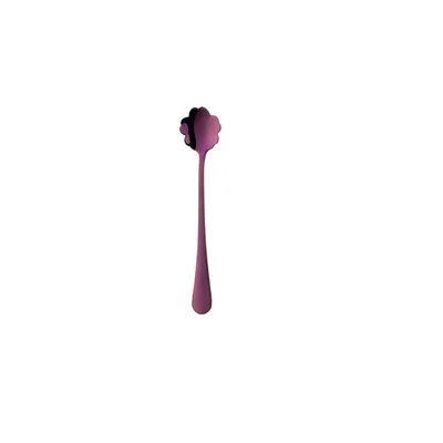 Stainless Steel Sunflower 304 Color Titanium Plated Lace Spoon