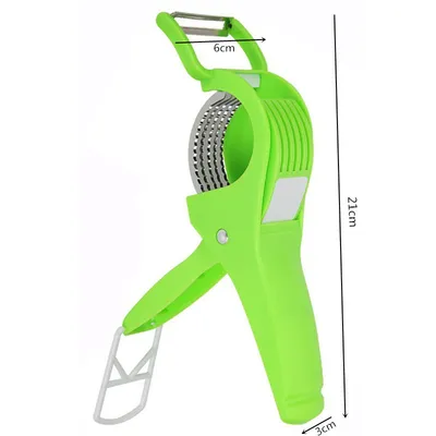 Kitchen Gadgets Vegetable Salad Fruit Slicer Cucumber Ham Banana Splitter Peeler