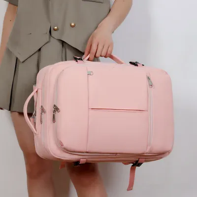 Large Capacity Backpack For Women Men Multiple Pockets And Zippers Versatile Computer Bags Business
